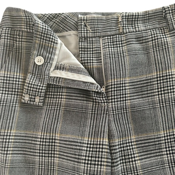 REISS JOANNE PLAID ANKLE TROUSER SIZE 4 - Picture 10 of 16